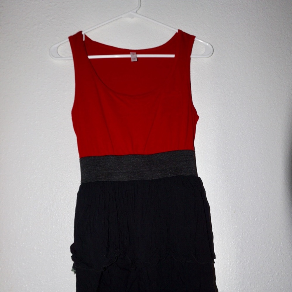 Red & Black Xhilaration Dress